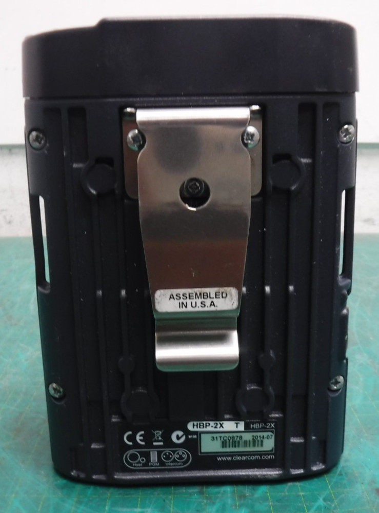 Clear-Com HelixNet HBP-2X 2-Channel Digital Intercom Beltpack