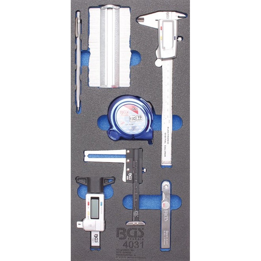 Module x Cart 7 pcs Measuring Tools - Code BGS4031 FBGS4031 BGS Workshop