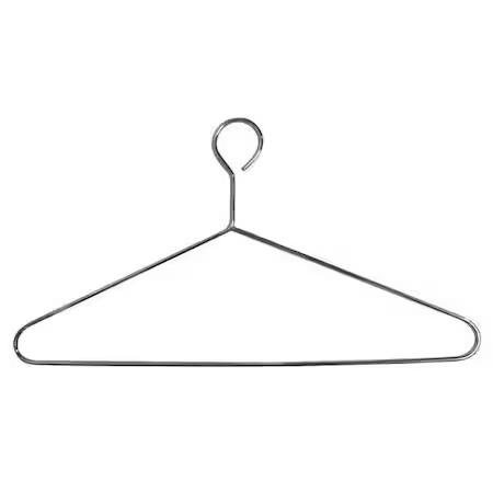 Coat Rack Hanger, Closed Hook, Pk12,  5Dyc0