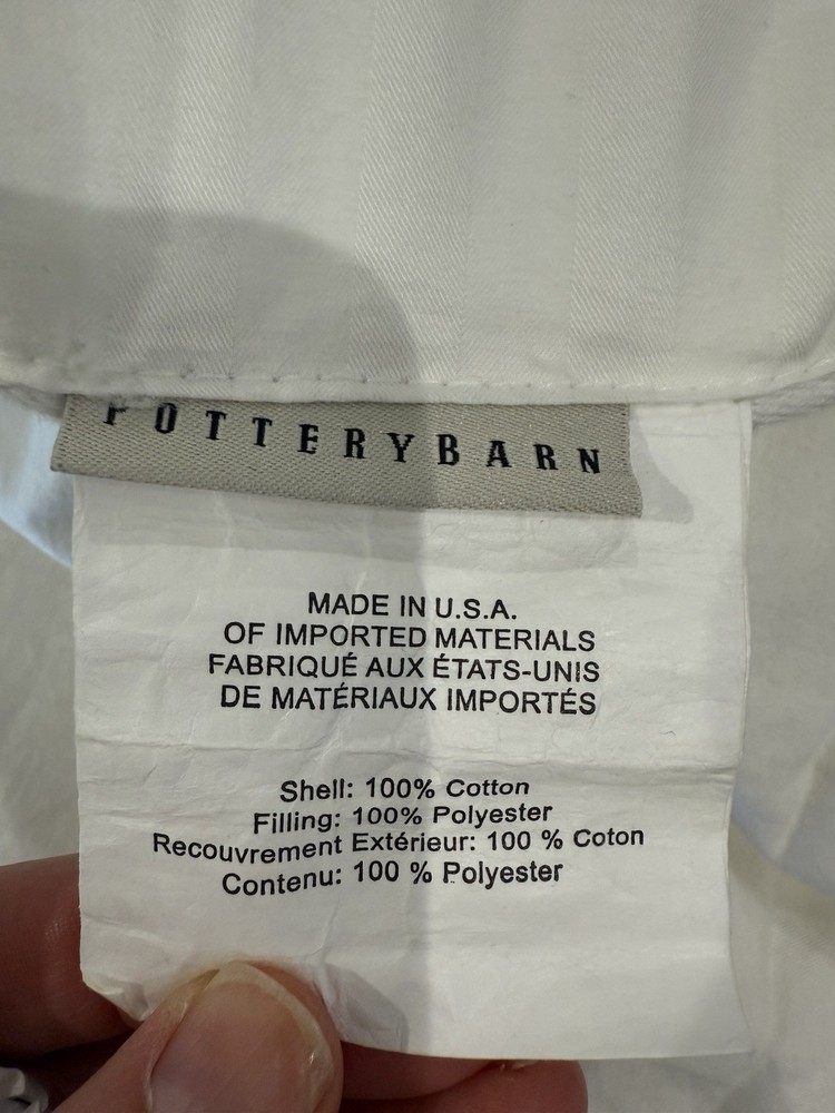 Pottery Barn Down Alt Duvet Insert- King