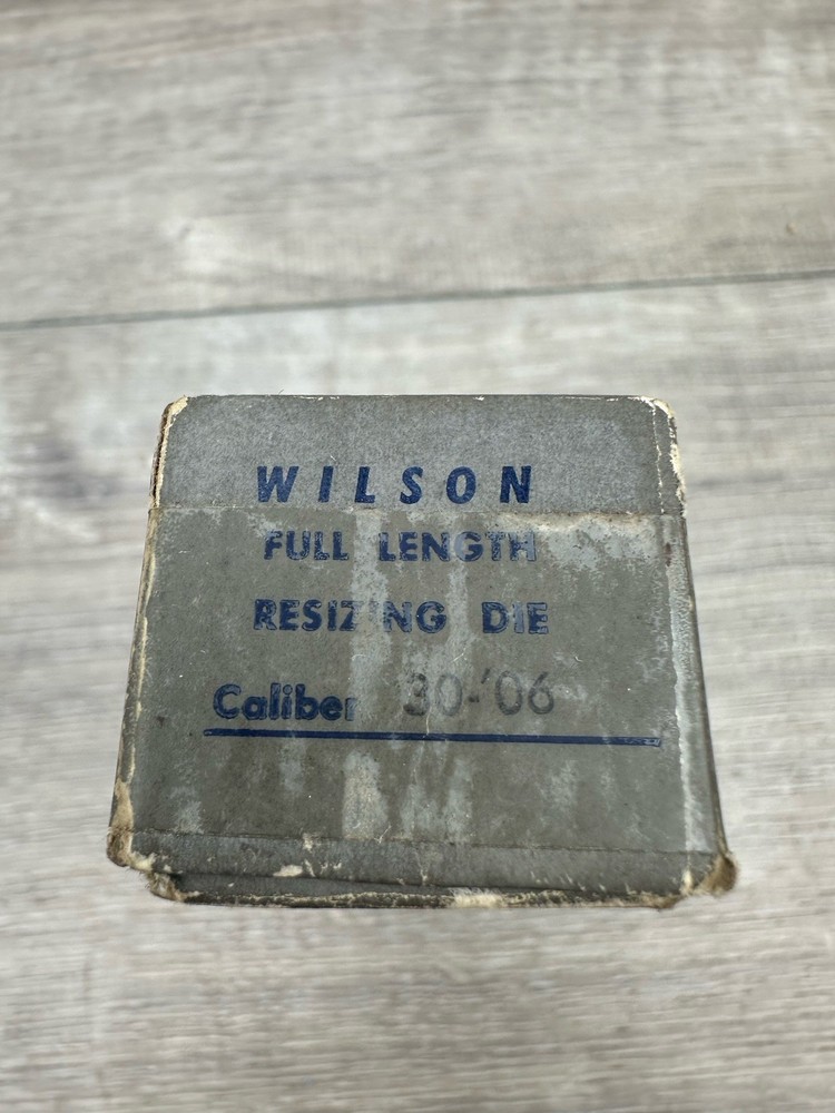 L E Wilson Bushing Type Full Length Sizing Die 30-06