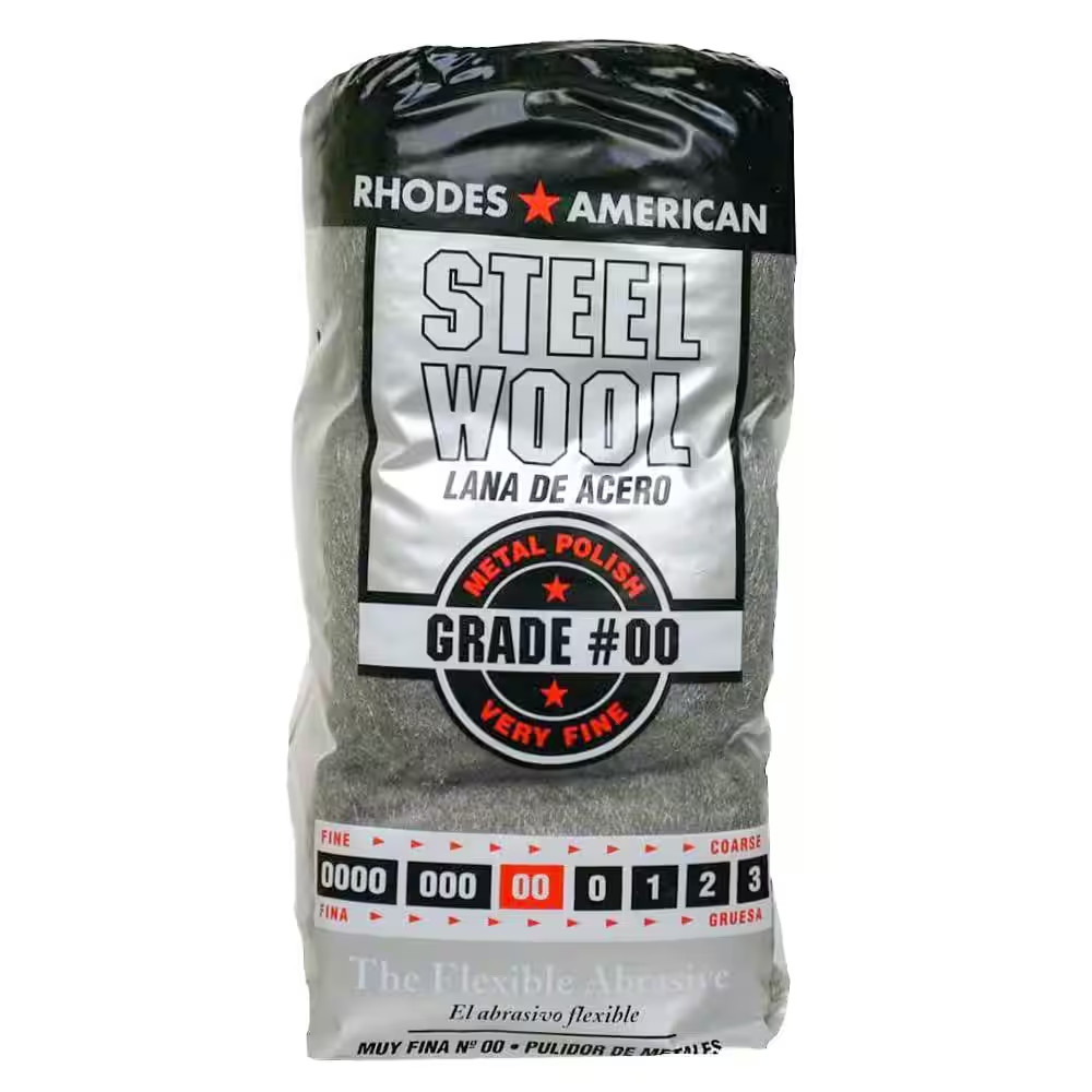 Fine Grade #00 Steel Wool (12-Pad)