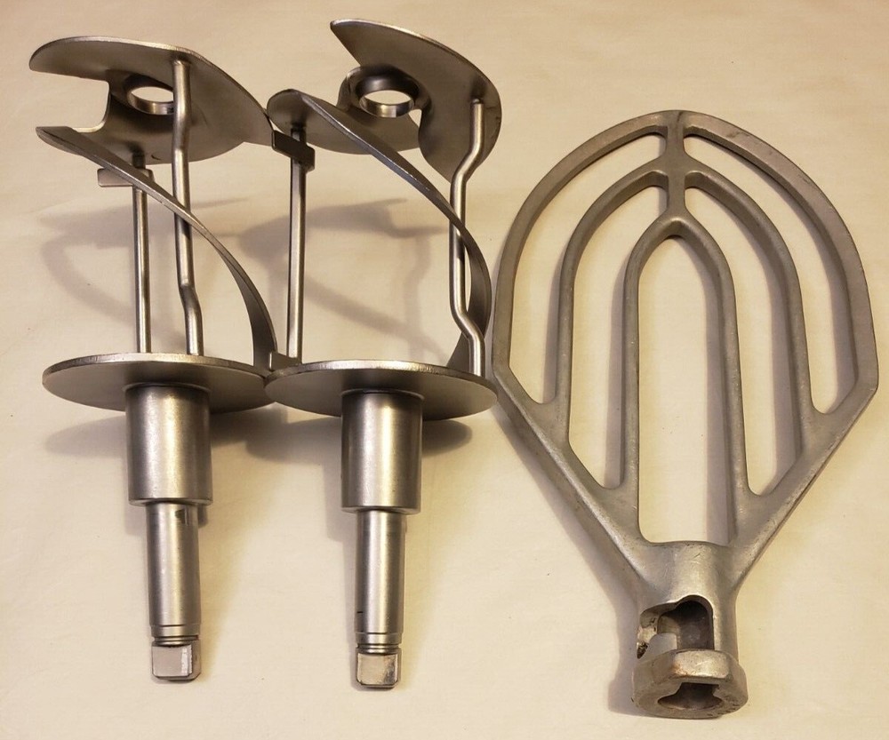 1 Commercial Flat Beater Paddle + 2 Mixing Attachments 
