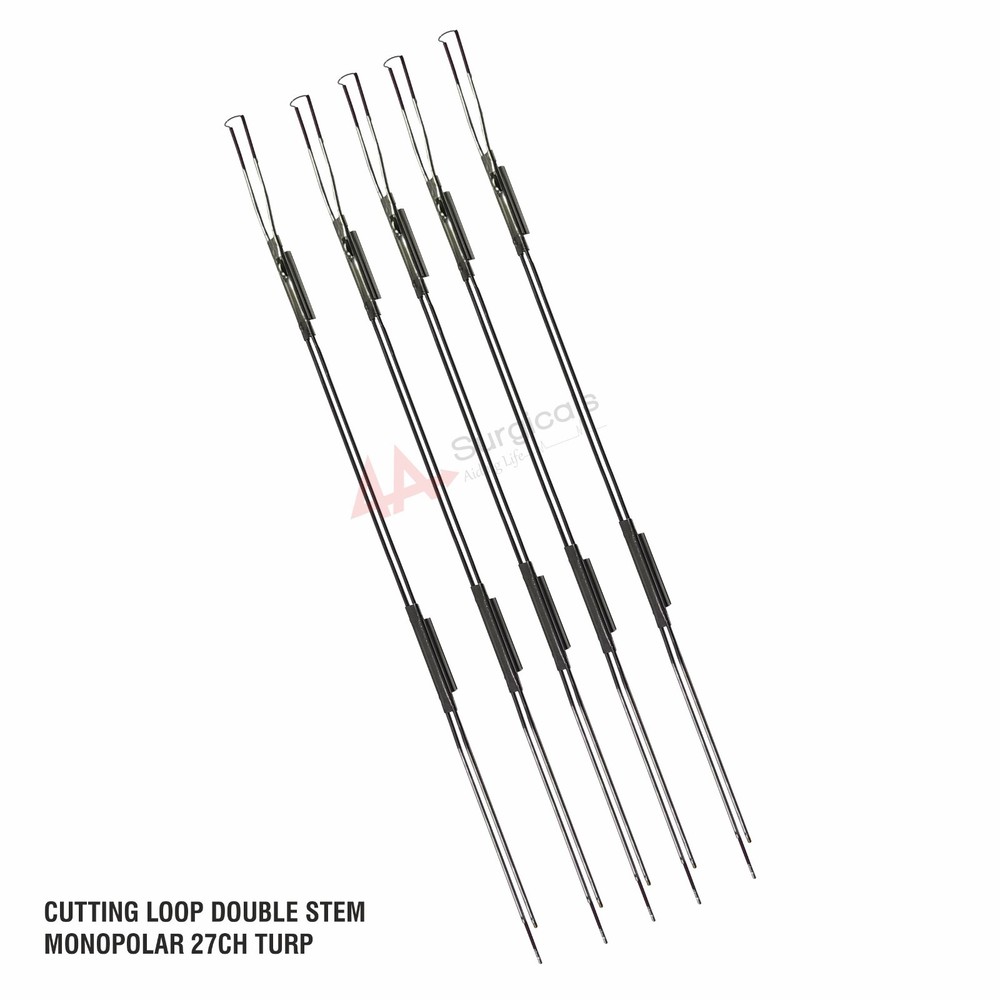 4A CUTTING LOOP MONOPOLAR DOUBLE STEM 27Fr SET OF 5