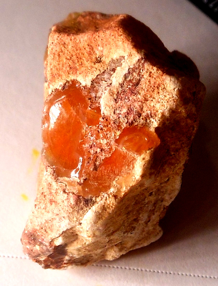 43ct Mexican Fire Opal Cantera Rough for polishing