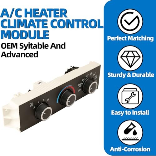 599-217 Front A/C Heater Climate Control Module Compatible with Chevy Express