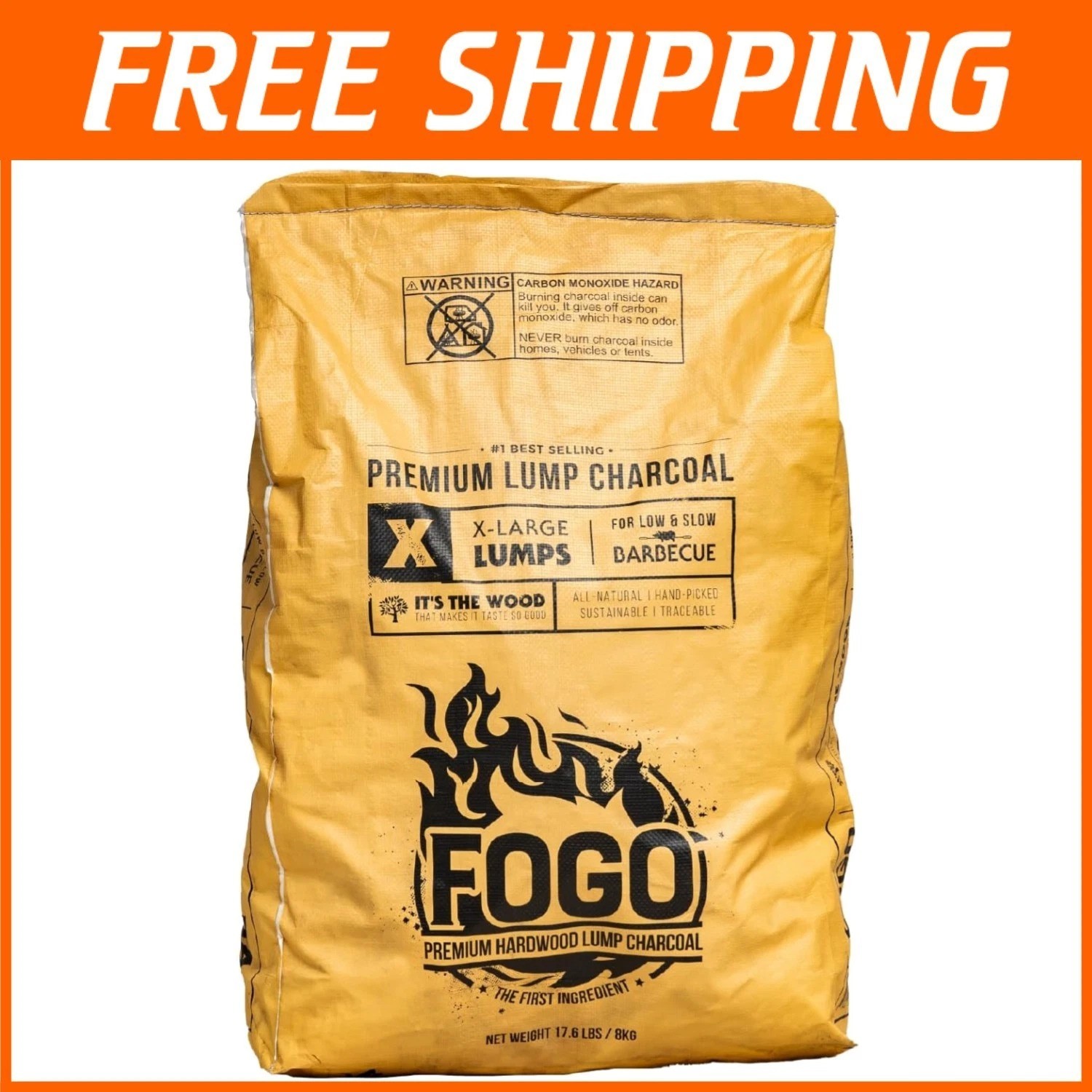 Oak Hardwood Lump Charcoal for Grilling