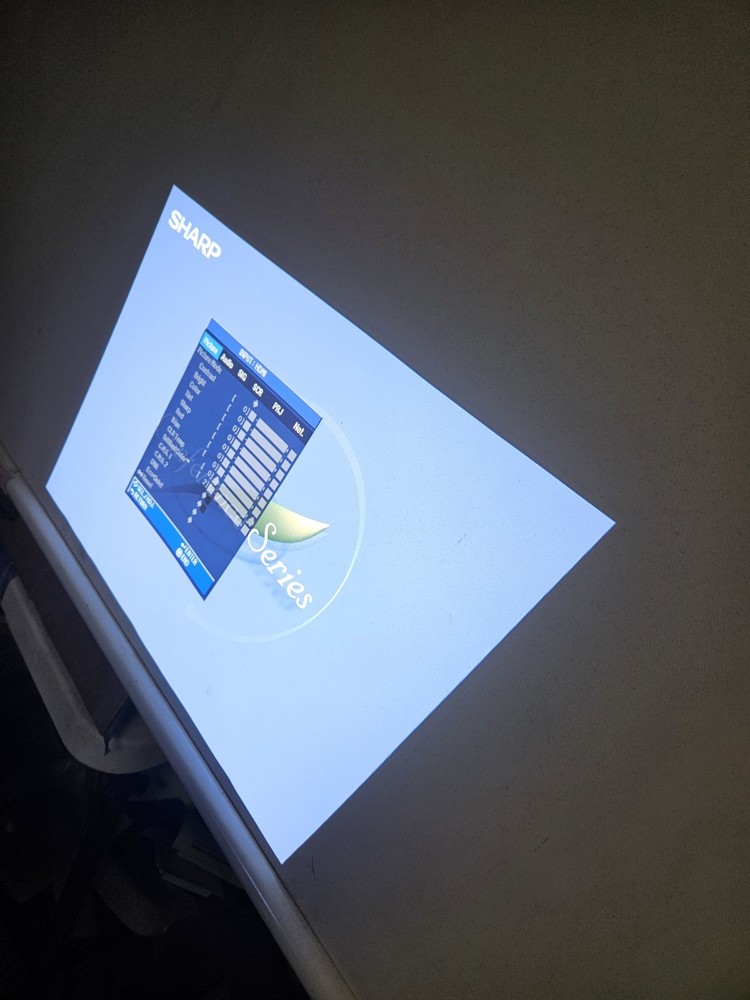 Sharp Xg-sv100w Data Projector hdmi 830h