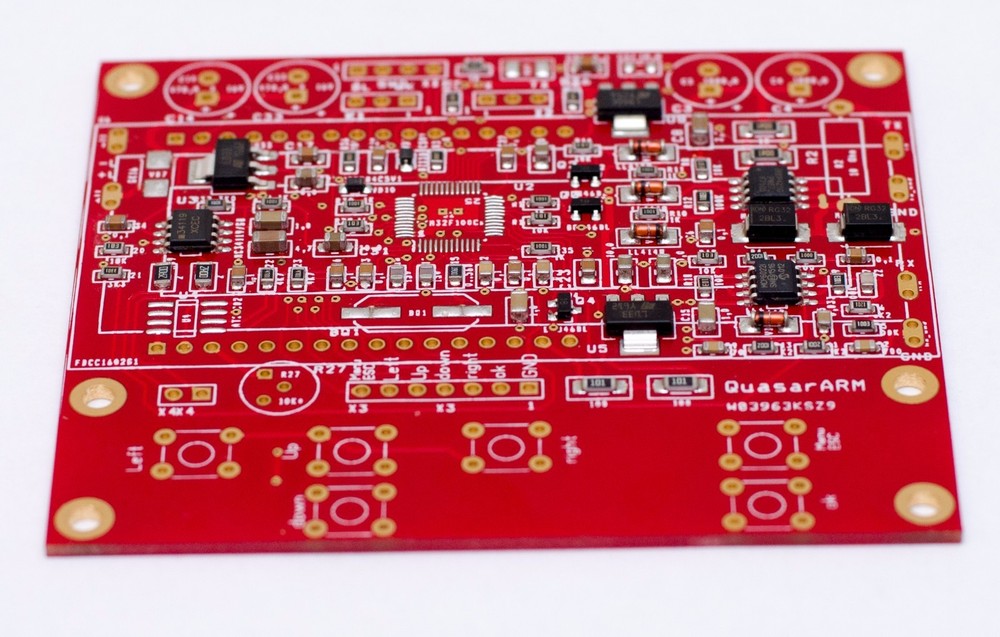 DIY ASSEMBLED PCB board Quasar ARM metal detector with components