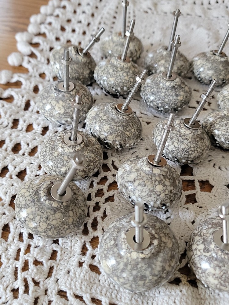 21 Starburst Stoneware Pottery Drawer Pulls Cabinet Knobs