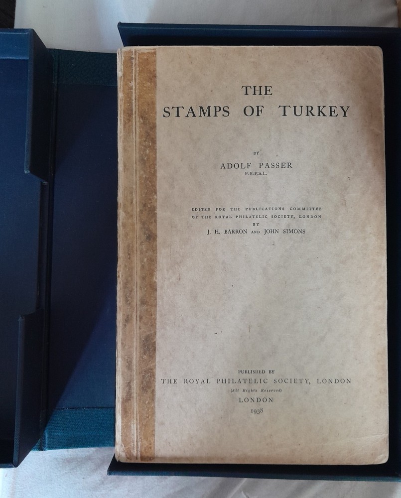 The Stamps of Turkey Passer First Edition Blue Box