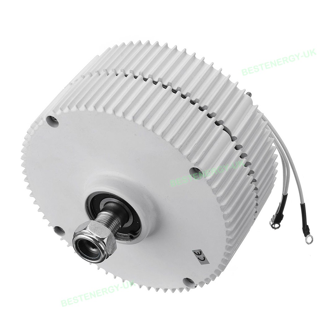 3000W Wind Turbine Permanent Magnet Generator Alternator Motor Kit 12V/24V/48V