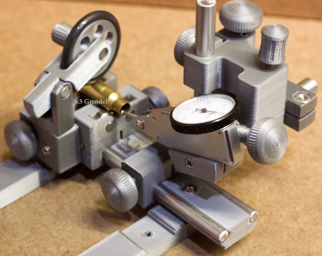 QC-Rail Concentricity Gauge Fixture for Lever Indicators to measure runout