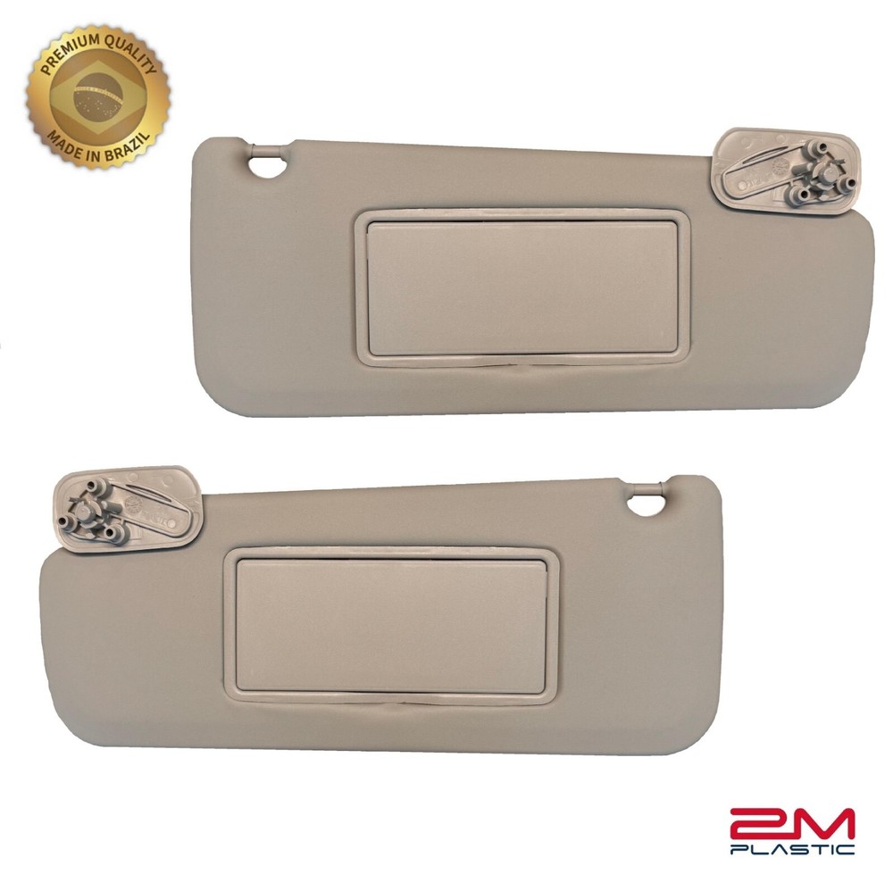 Sun Visor For Chevy Silverado Pair Both Sides Beige 2007 - 2013  Except Classic