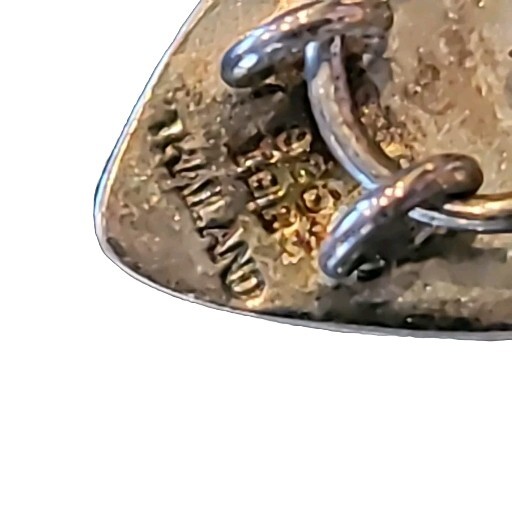 Vintage Sterling Silver 925 Earrings 2 Pair Thailand Substantial Silver