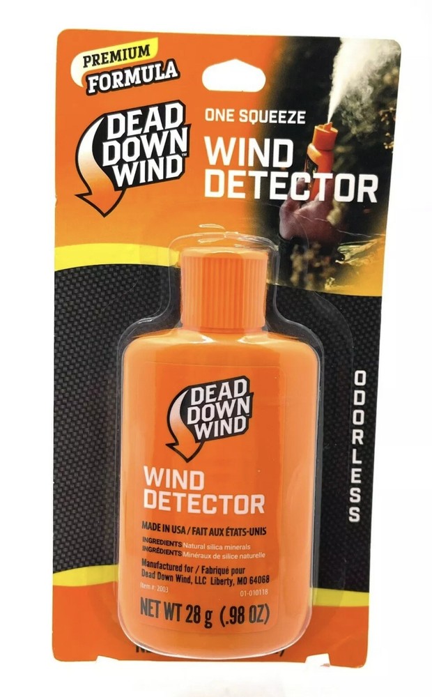 Dead Down Wind One Squeeze Premium Formula Wind Detector Odorless .98 oz Bottle