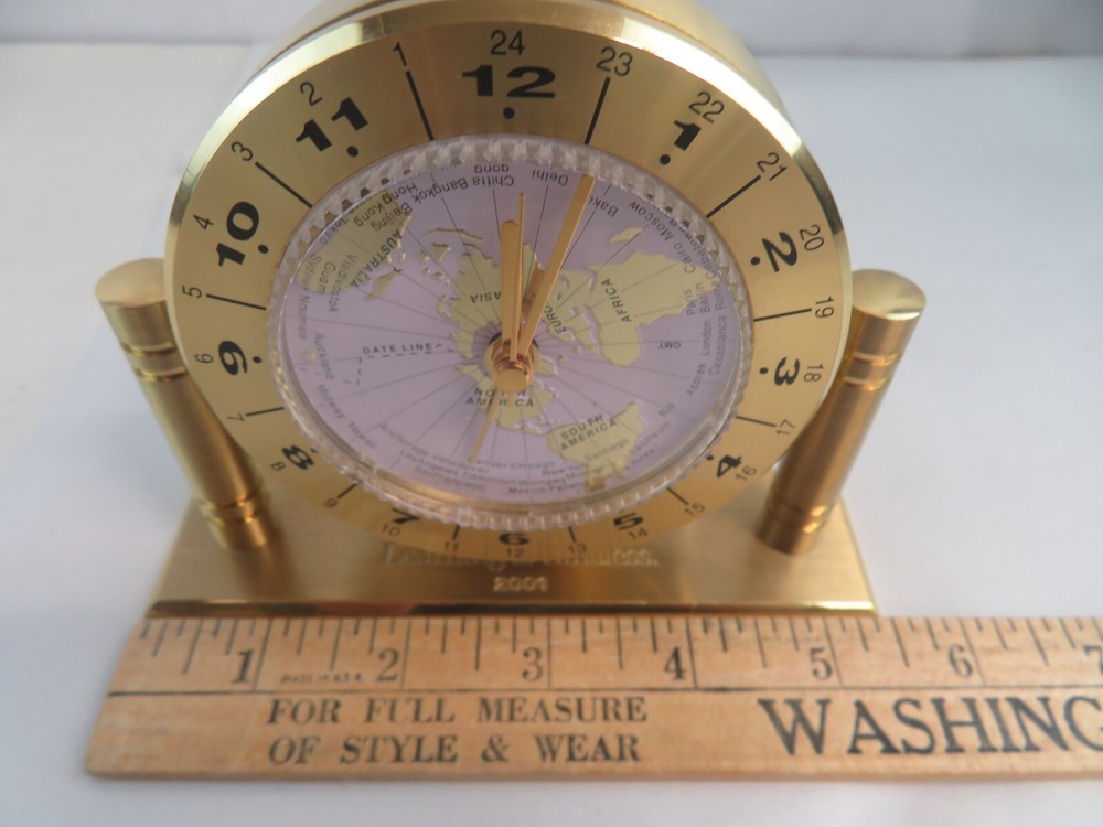 Vintage 2001 Learning Is Timeless Conoco Phillips Clock Rotating Face