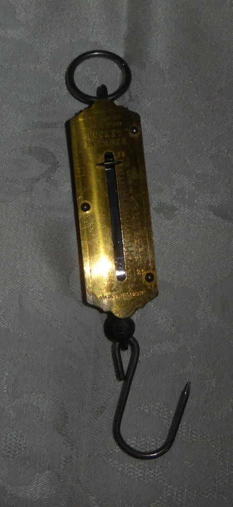 Vintage 0–25lb Fish Scale