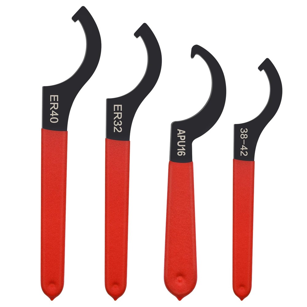 4 Pcs Coilover Wrench Spanner C-Shape Spanner Adjustment Tool for Car Motorcycle