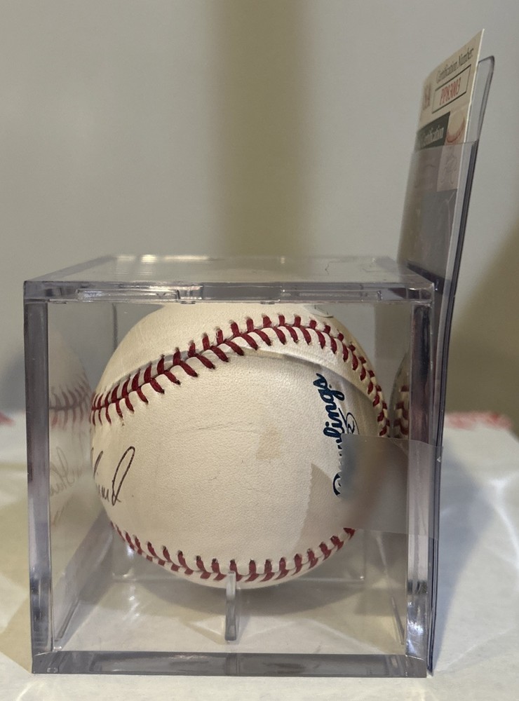 Joe Giardi Autographed Baseball JSA Certification