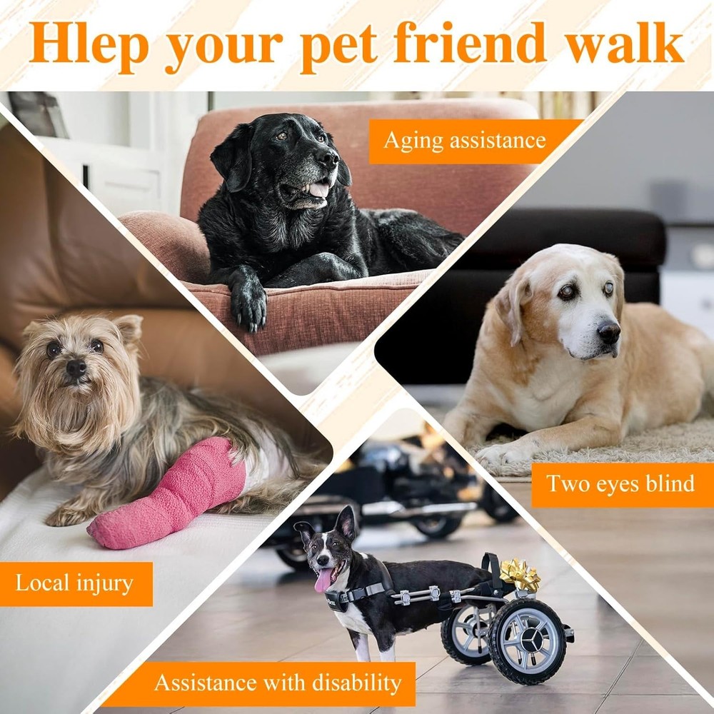Ultimate Pee-Able Dog Lift Harness for Large/Medium Dogs - Easy Adjustability