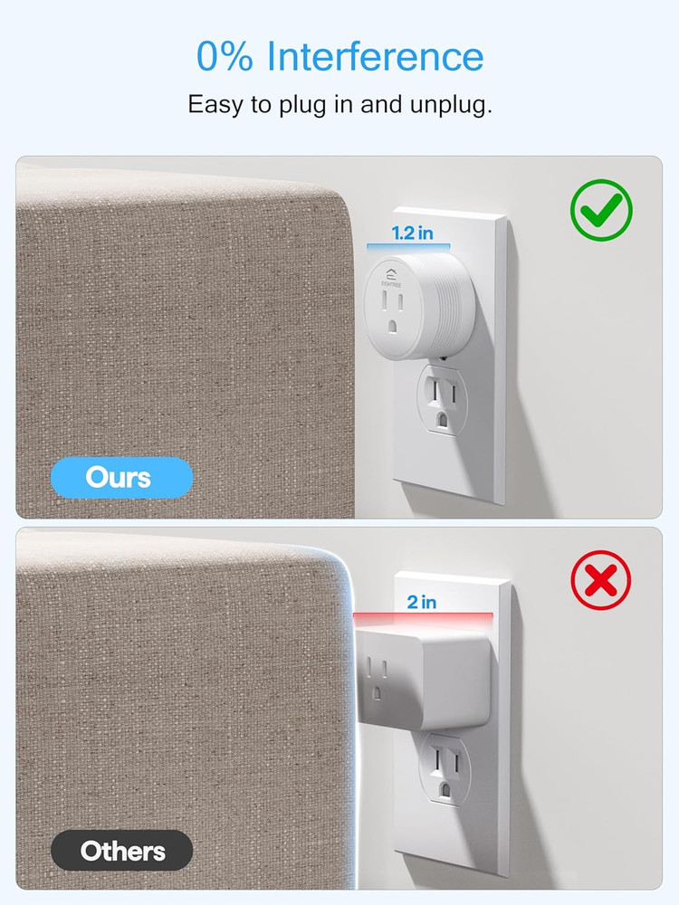 🔌 15A Smart WiFi Plug | App & Voice Control | Alexa & Google
