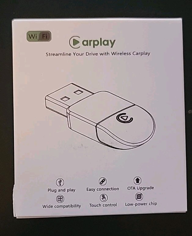 Wireless CarPlay Adapter & Android Auto Wireless Adapter, Plug & Play