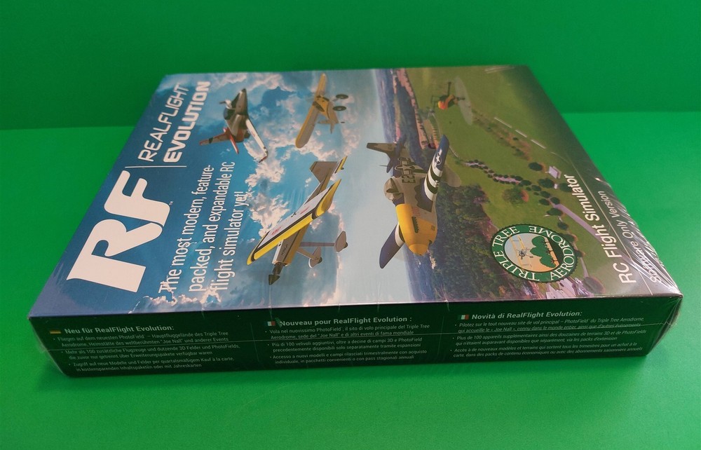 RF REALFLIGHT EVOLUTION RC FLIGHT SIMULATOR - SOFTWARE ONLY VERSION - SEALED