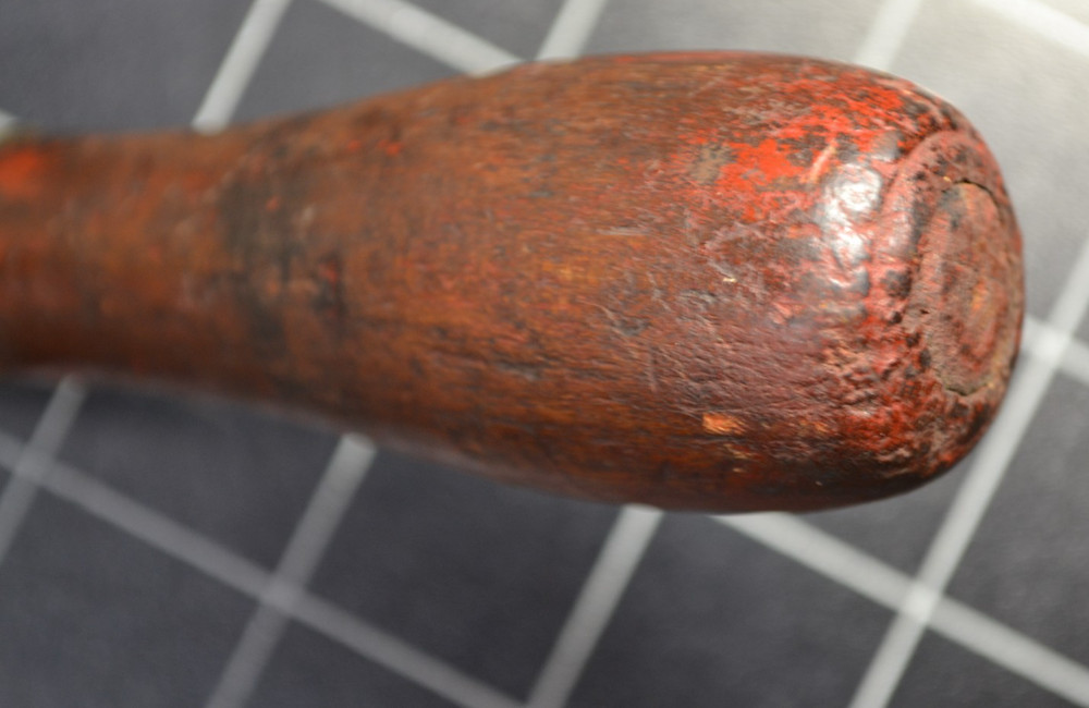 FOLDING DRAW KNIFE - BRASS FERRULES - 10" EDGE