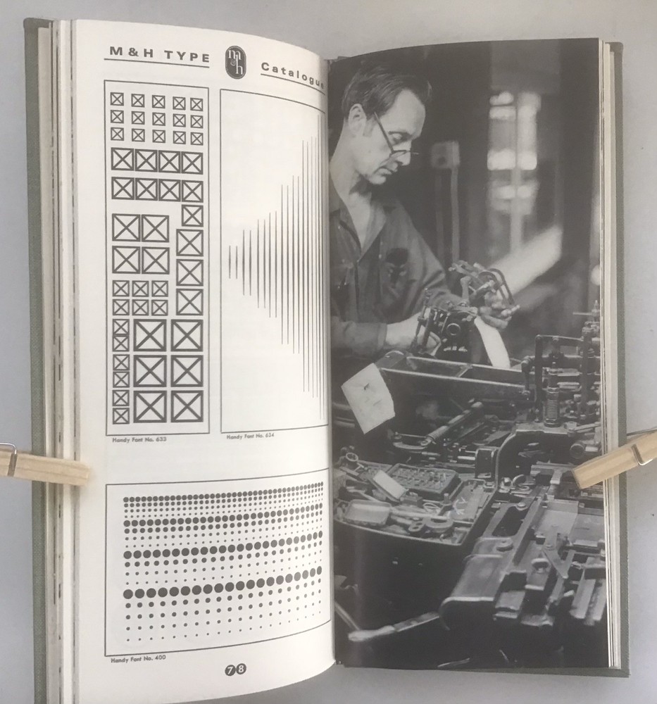 M & H Letterpress Type specimen Book