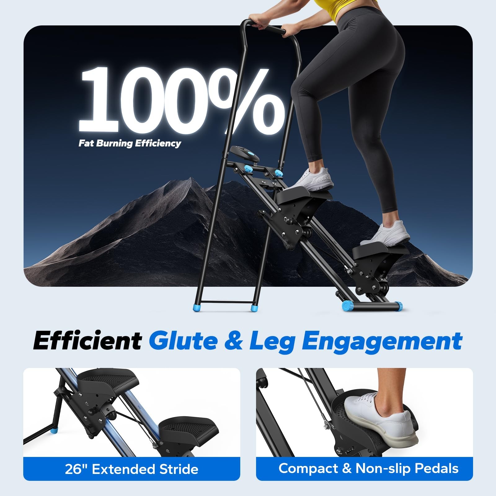 MERACH Stair Stepper for Home Gym Exercise, New Version Vertical Climber Machine