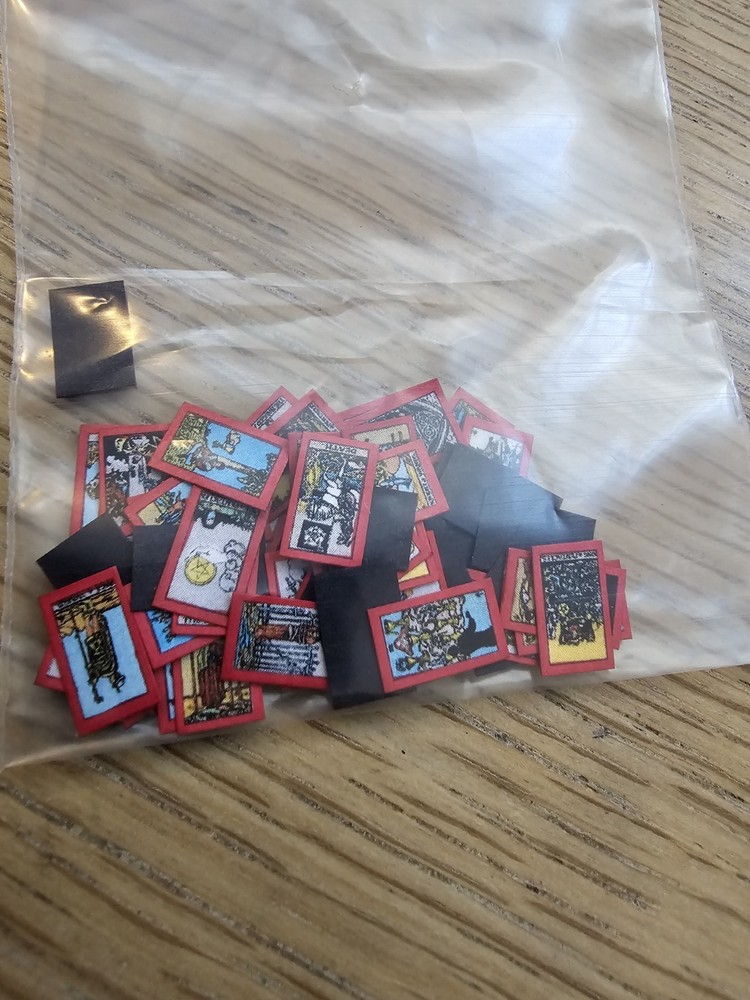 Miniature tarot cards