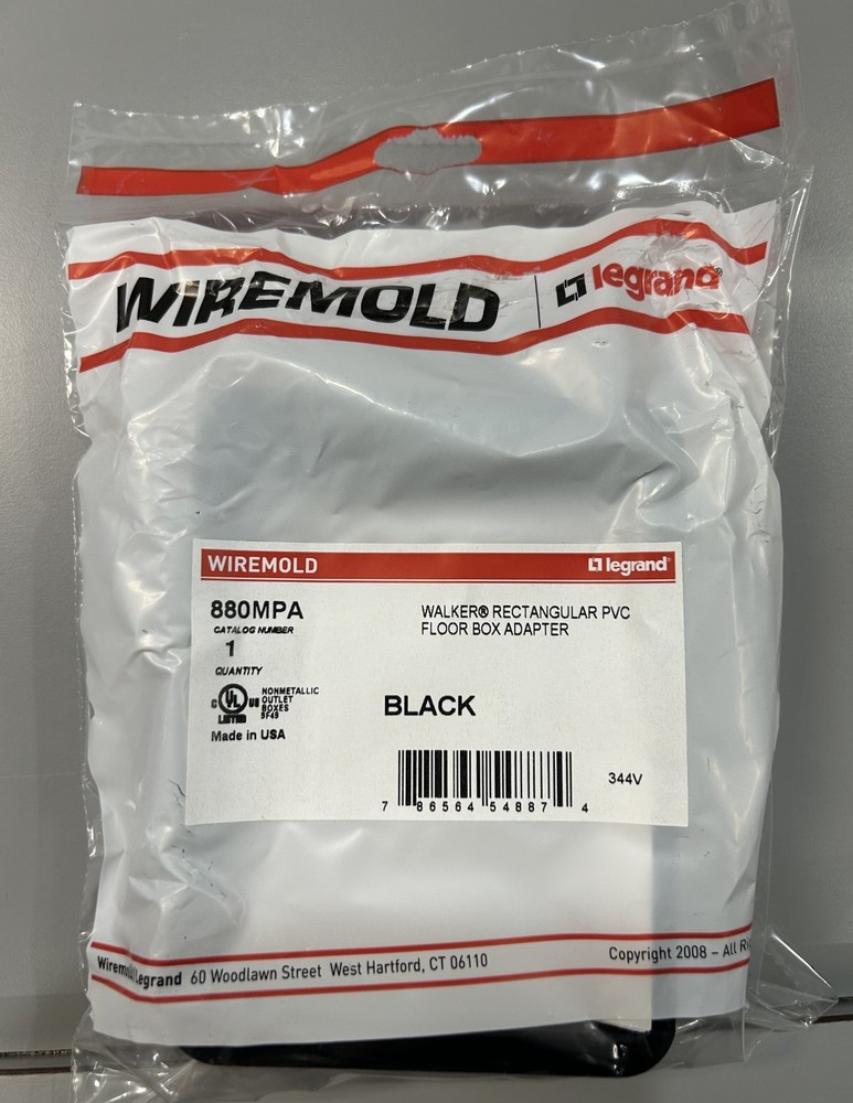 Wiremold NM Modulink Floor Box Adjustable Ring