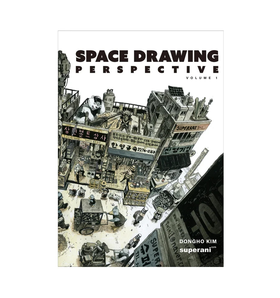 Space Drawing: Perspective by Dong Ho Kim Authentic drawing book Soft Cover