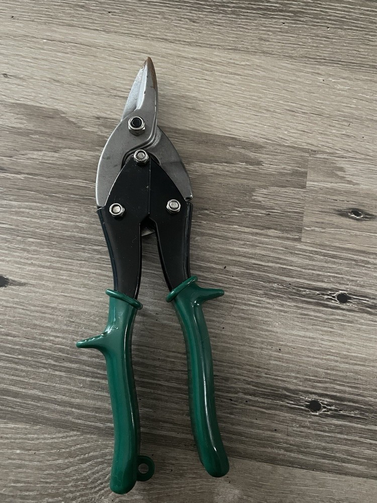 Professional Aviation Snips Cutting Hand Tool Workshop Equipment Green Handle