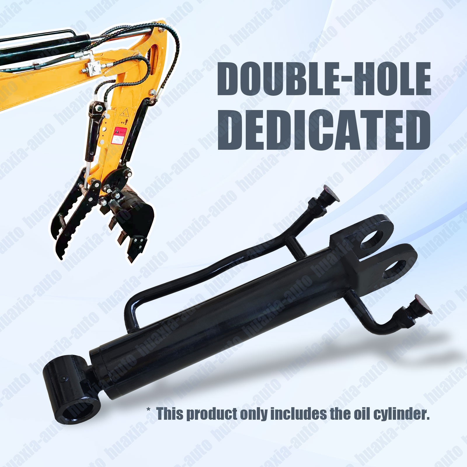 Mini excavator 3-hole thumb clamp oil cylinder replacement parts, brand new