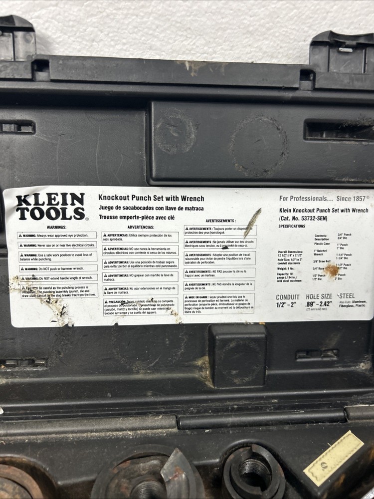 Klein Tools Knockout Punch Set 53732-SEN