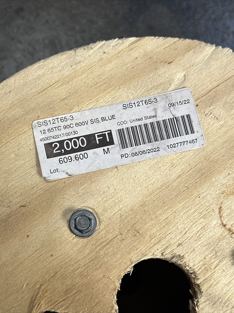 SIS WIRE SIS12T64-3 ( 2000 FT )
