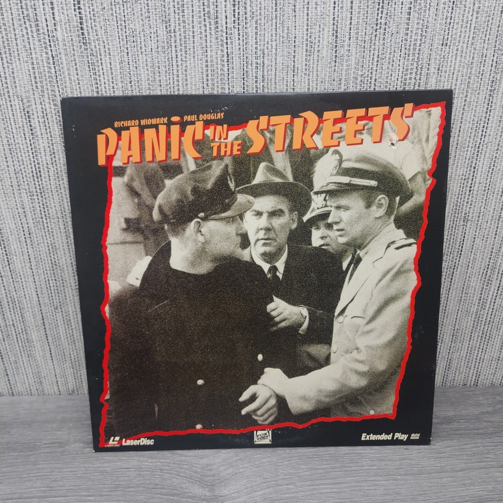 PANIC IN THE STREETS - Richard Widmark - LASERDISC!