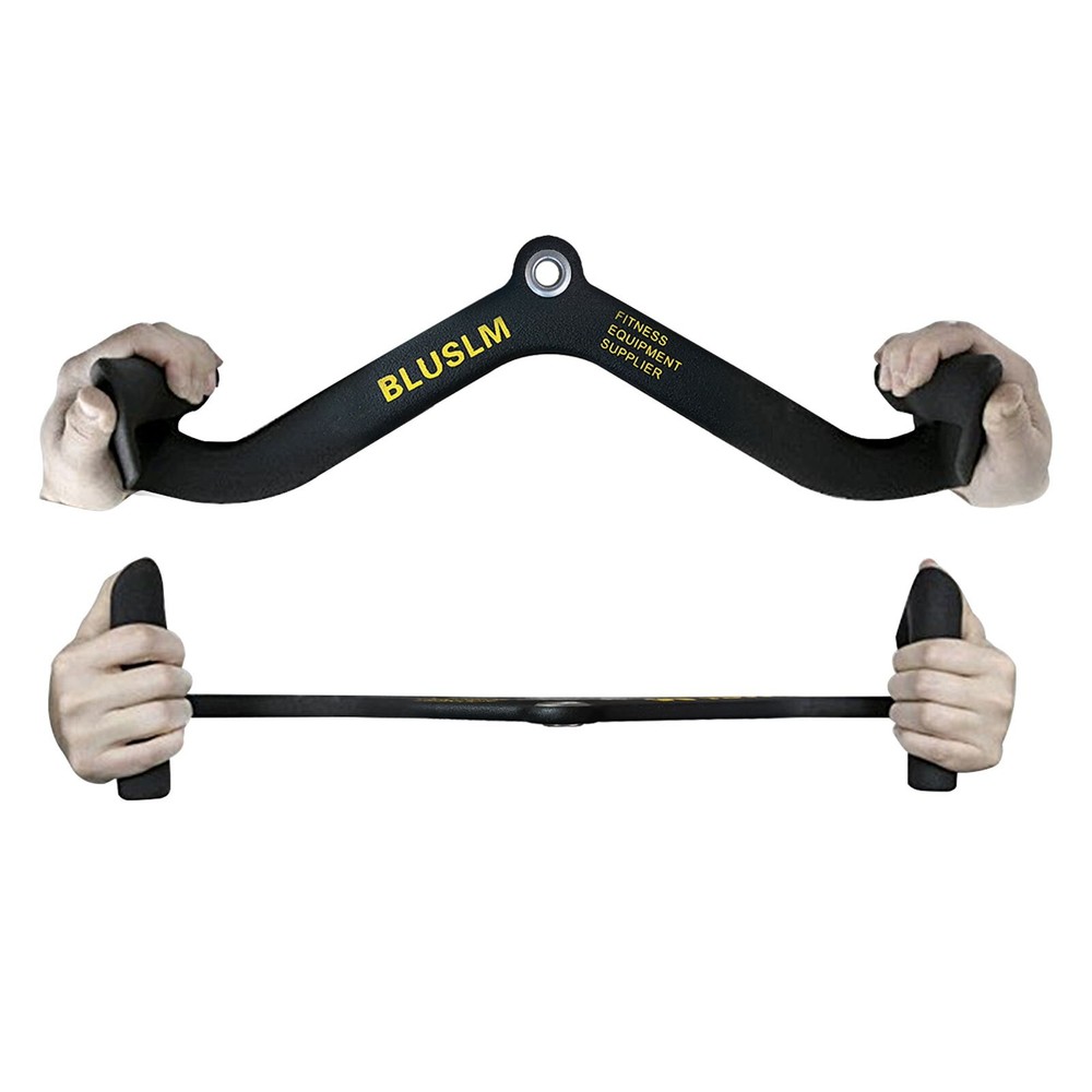 LAT Pull Down Bar for Cable Machine Pulldown T Bar V Bar Cable Attachments BL04