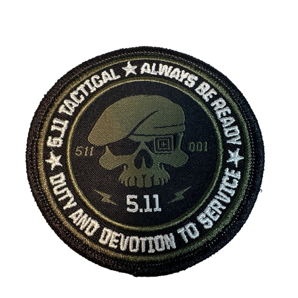 5.11 Tactical 2014 morale Duty Service patch Hook N Loop 511 Rare