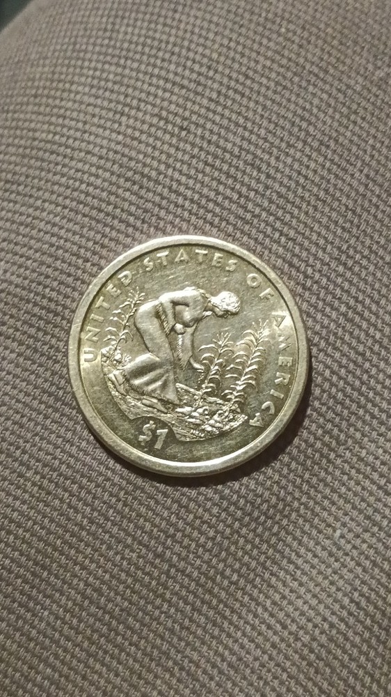 2009 P Native American Sacagawea Dollar error Coin