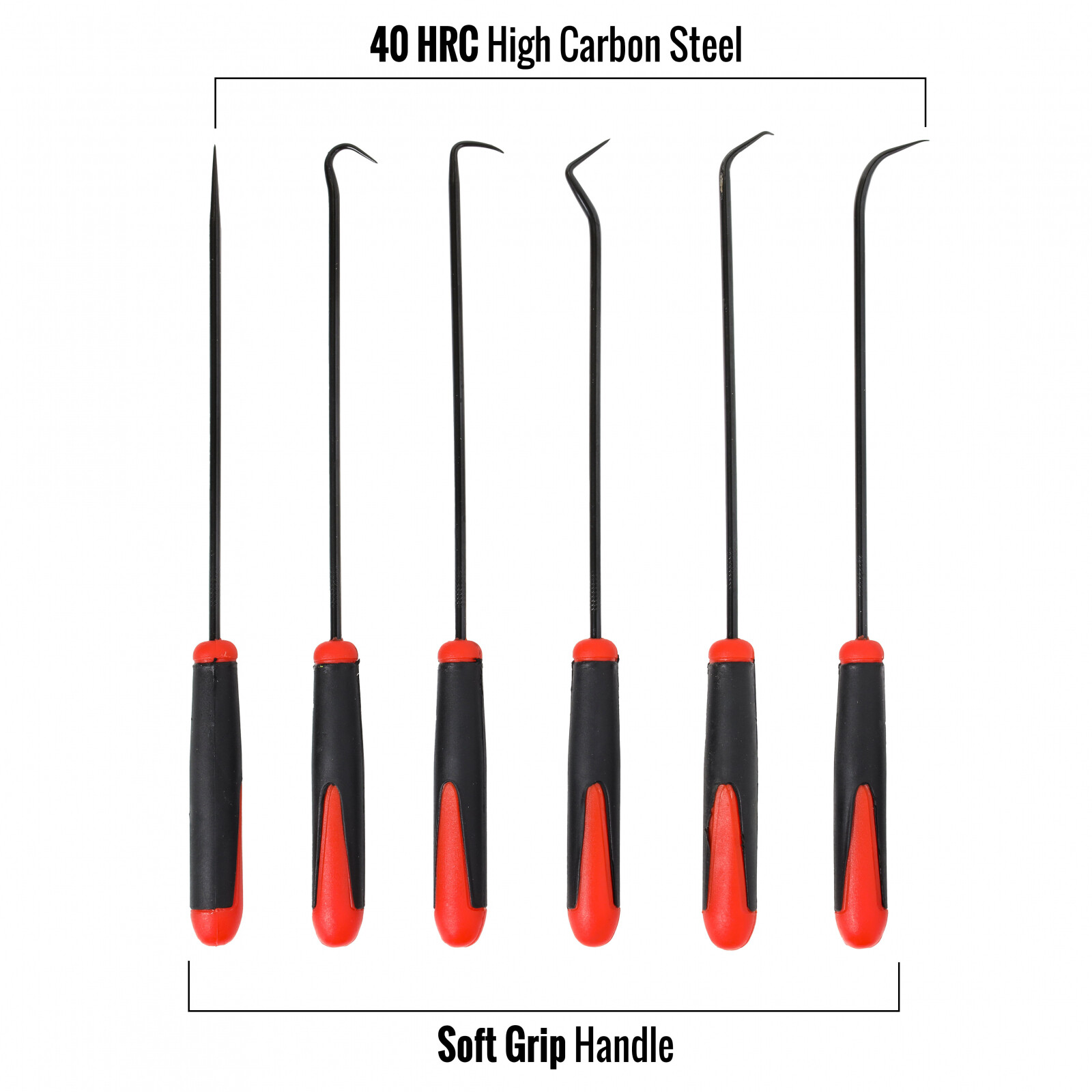 ASR Outdoor Hook and Pick Precision Gold Prospecting Crevice Tool Set 6 Pieces
