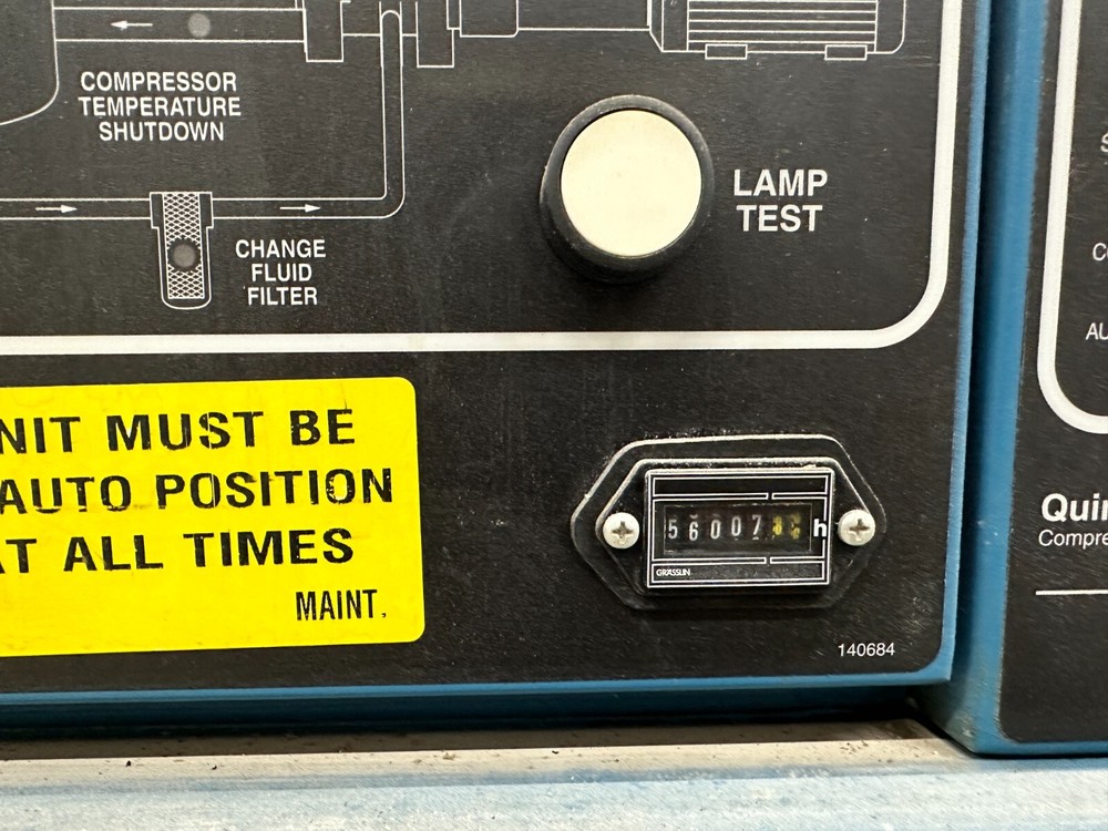 50HP Quincy Rotary Screw Compressor