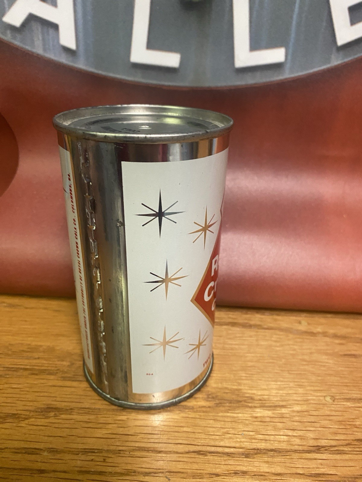 Royal Crown Flat Top Soda Can Rc Cola Old Vintage Columbus Ga