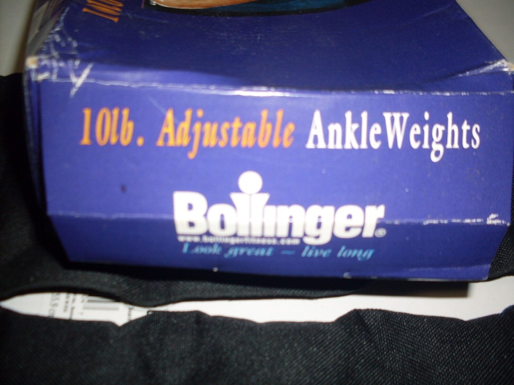BOLLINGER Adjustable Ankle Weights, 5-Pound Pair (10 lb total)