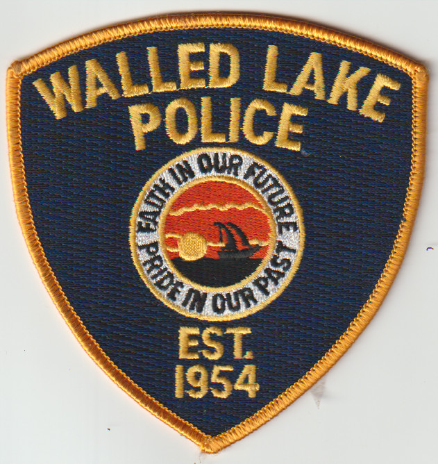 Walled Lake MI non shield shape patch