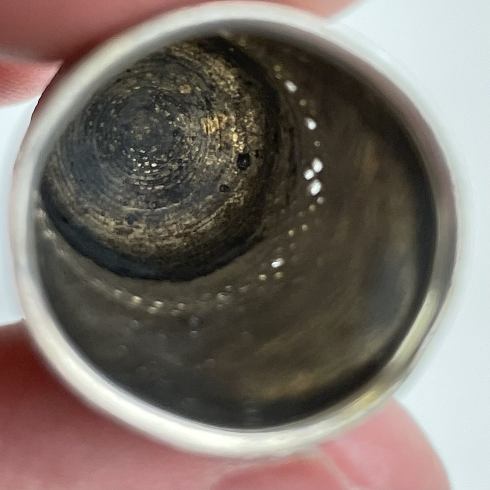Antique Solid Silver Thimble Size 7 Charles Horner 1911 2.4cm 5.6g