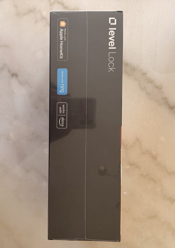 Level Lock Touch Edition Smart Lock Matte Black Bluetooth Electronic Deadbolt