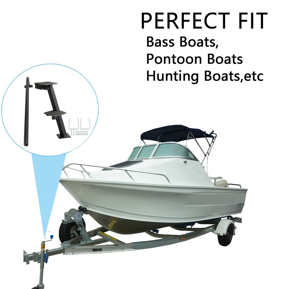 2 Step Dual Step bass Boat Trailer Steps #2